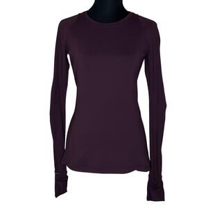 Lululemon Women’s Long Sleeve Performance Top Eggplant Purple Size 6